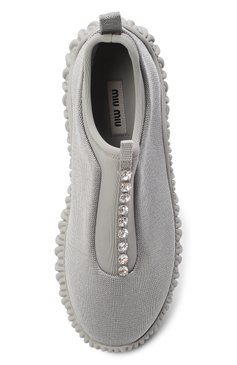 Текстильные кроссовки MIU MIU, арт. 5S375D-3KP4-F0424, фото 4