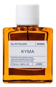 Туалетная вода kyma (50ml) KORRES бесцветного цвета, арт. 5203069116995 | Фото 1 (Тип аромата: Акватический, Фужерный; Региональные ограничения белый список (Axapta Mercury): Не проставлено; Нос: Не проставлено; Тип продукта - парфюмерия: Туалетная вода)