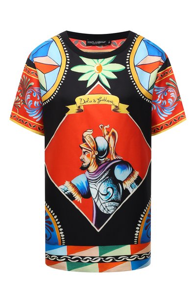 Шелковый топ DOLCE & GABBANA, арт. F74A9T/FI1MJ, фото 1