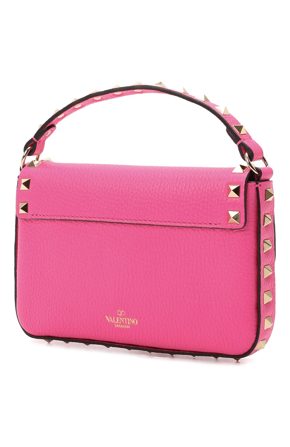 Сумка rockstud VALENTINO розового цвета по цене 117500 руб., арт. XW2P0W07/VSH, фото 4 Сумка rockstud VALENTINO, арт. XW2P0W07/VSH, фото 4