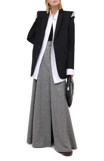 Шерстяной жакет VETEMENTS черного цвета по цене 217500 руб., арт. WAH21JA021 1208/BLACK, фото 3 Шерстяной жакет VETEMENTS, арт. WAH21JA021 1208/BLACK, фото 3