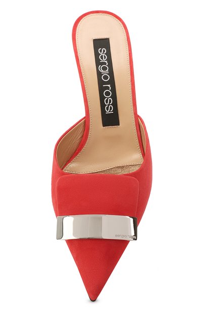 Замшевые мюли  SERGIO ROSSI, арт. A80151-MCAZ01, фото 5