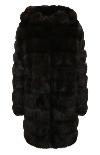 Женская двусторонняя шуба из соболя MANZONI24, арт. 24M551-ZNY