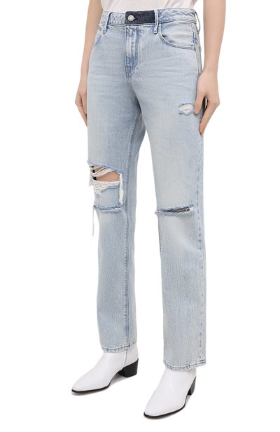 Джинсы RTA голубого цвета по цене 37400 руб., арт. WF0205-1004LBD2, фото 3 Джинсы RTA, арт. WF0205-1004LBD2, фото 3