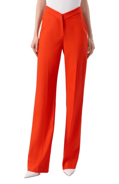 Шерстяные брюки DAVID KOMA оранжевого цвета по цене 137500 руб., арт. RE25DK01TR, фото 3 Шерстяные брюки DAVID KOMA, арт. RE25DK01TR, фото 3
