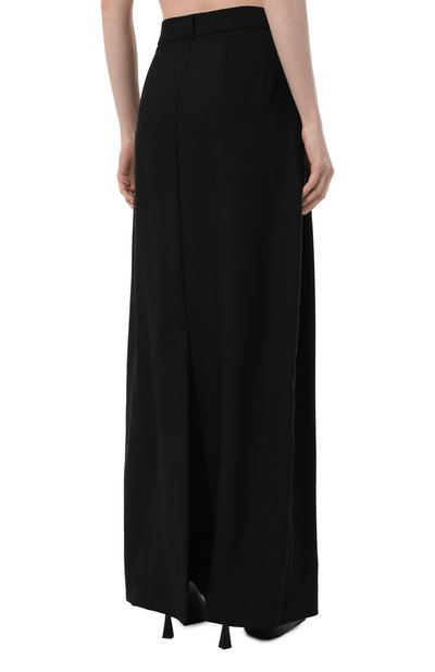 Шерстяная юбка PERVERT черного цвета по цене 13500 руб., арт. PE23/SK03/60-08, фото 4 Шерстяная юбка PERVERT, арт. PE23/SK03/60-08, фото 4