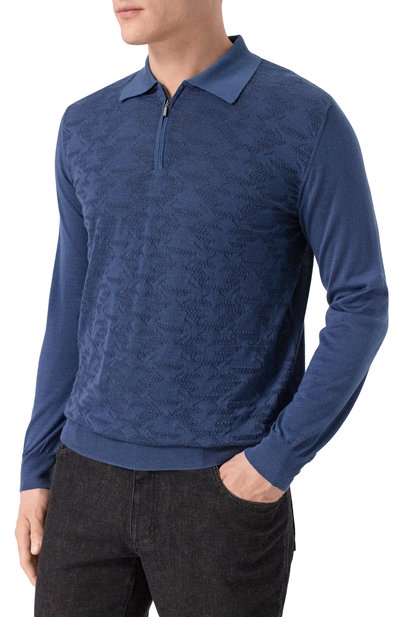 Поло из кашемира и шелка ZILLI, арт. KZP001M0330VVAE00, фото 3