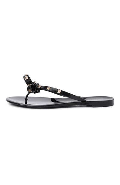 Резиновые шлепанцы rockstud VALENTINO черного цвета по цене 51600 руб., арт. 9W2S0552/PVS, фото 4 Резиновые шлепанцы rockstud VALENTINO, арт. 9W2S0552/PVS, фото 4