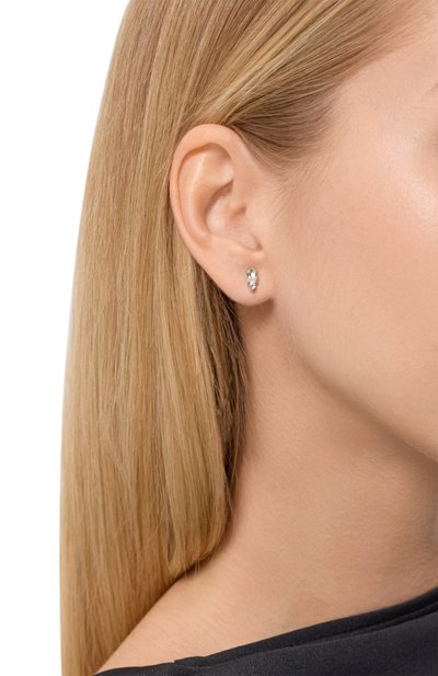Серьги-пусеты ear candy с белыми топазами MOONKA, арт. ec-ser-wtpz, фото 2