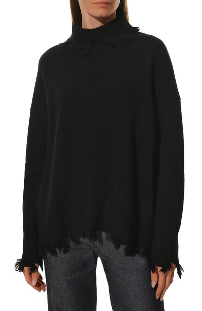 Кашемировый свитер ADDICTED черного цвета по цене 78400 руб., арт. MK890, фото 3 Кашемировый свитер ADDICTED, арт. MK890, фото 3