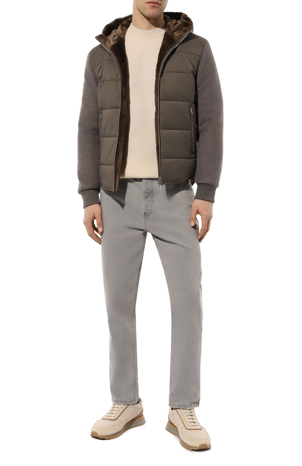 Комбинированная куртка с отделкой из нутрии MVST, арт. 53450/6596, фото 2