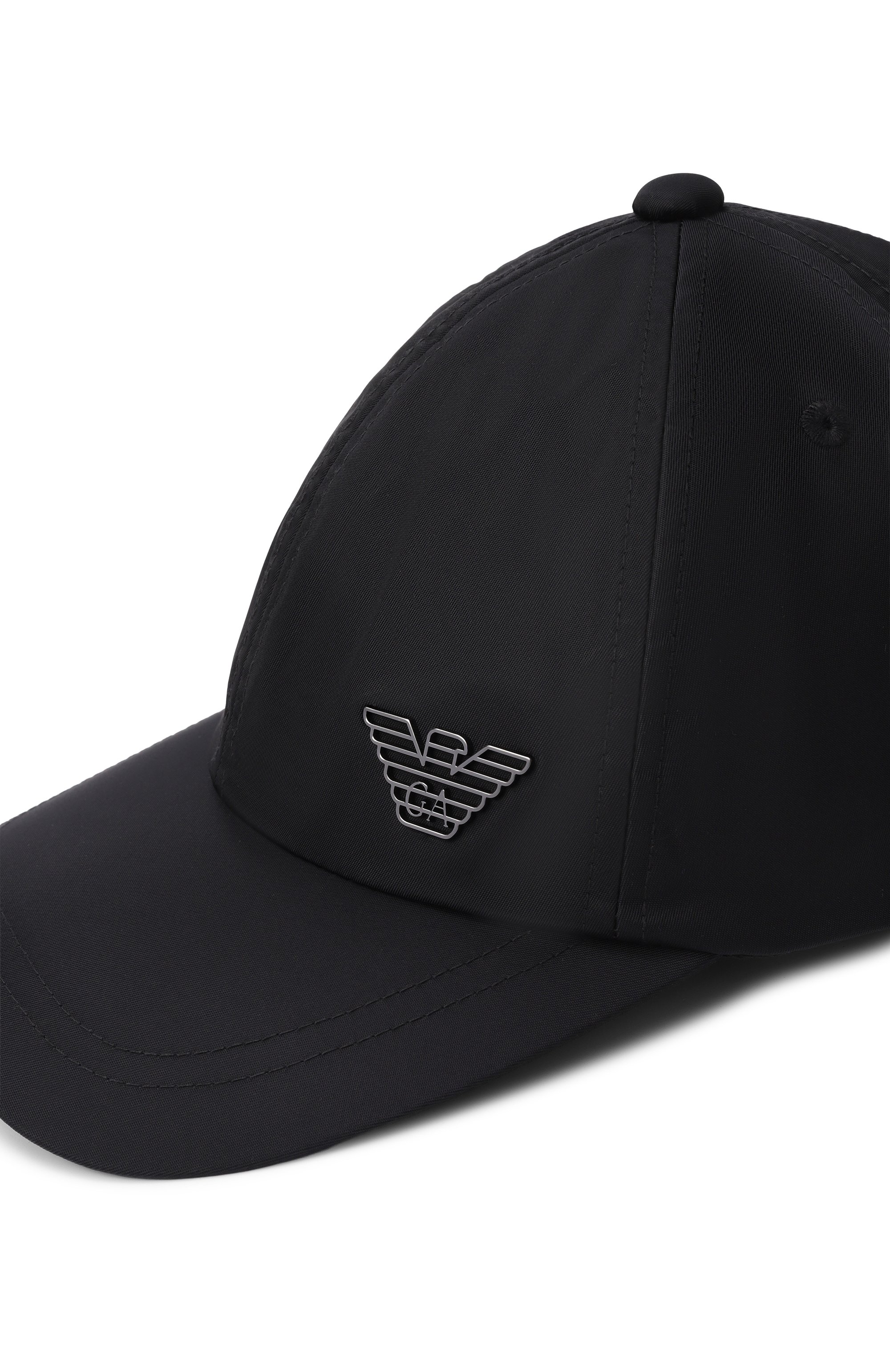 Бейсболка EMPORIO ARMANI черного цвета по цене 14150 руб., арт. EM001962/AF13454, фото 3 Бейсболка EMPORIO ARMANI, арт. EM001962/AF13454, фото 3