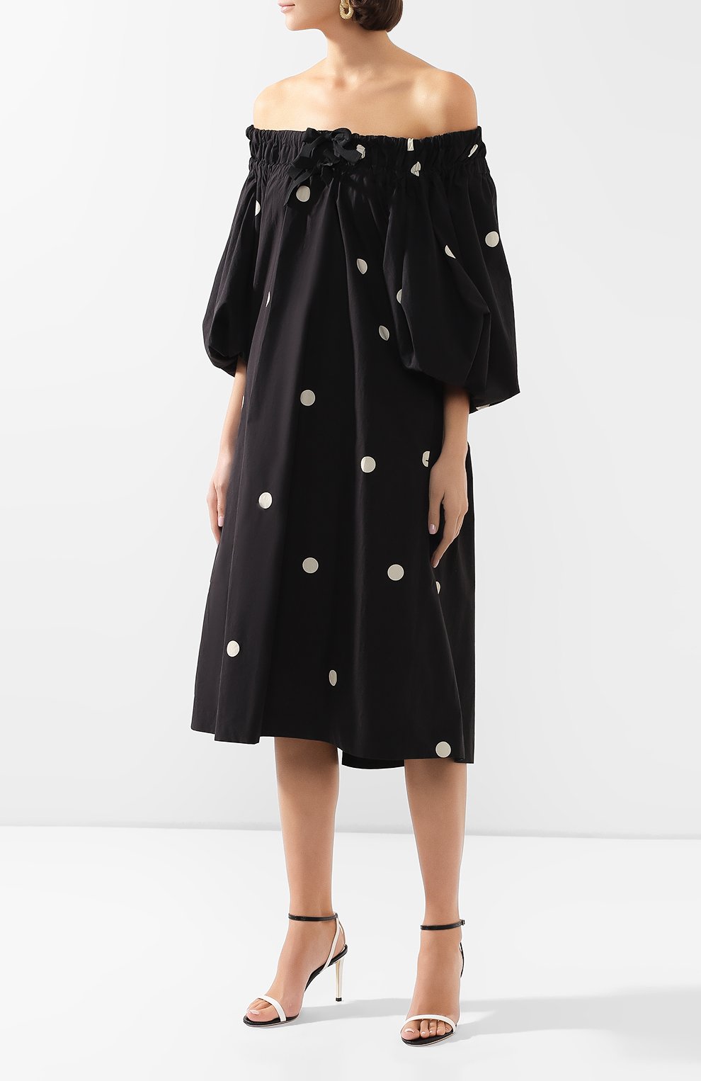 Хлопковое платье DRIES VAN NOTEN, арт. 201-11017-9330, фото 3