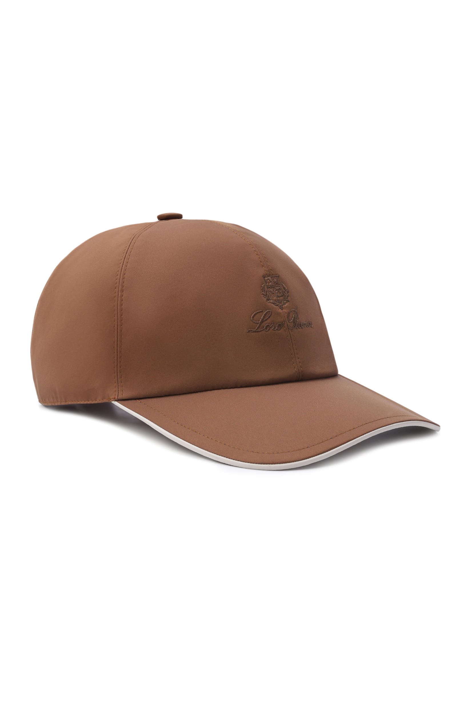 Бейсболка LORO PIANA коричневого цвета по цене 64750 руб., арт. FAP9958, фото 1 Бейсболка LORO PIANA, арт. FAP9958, фото 1