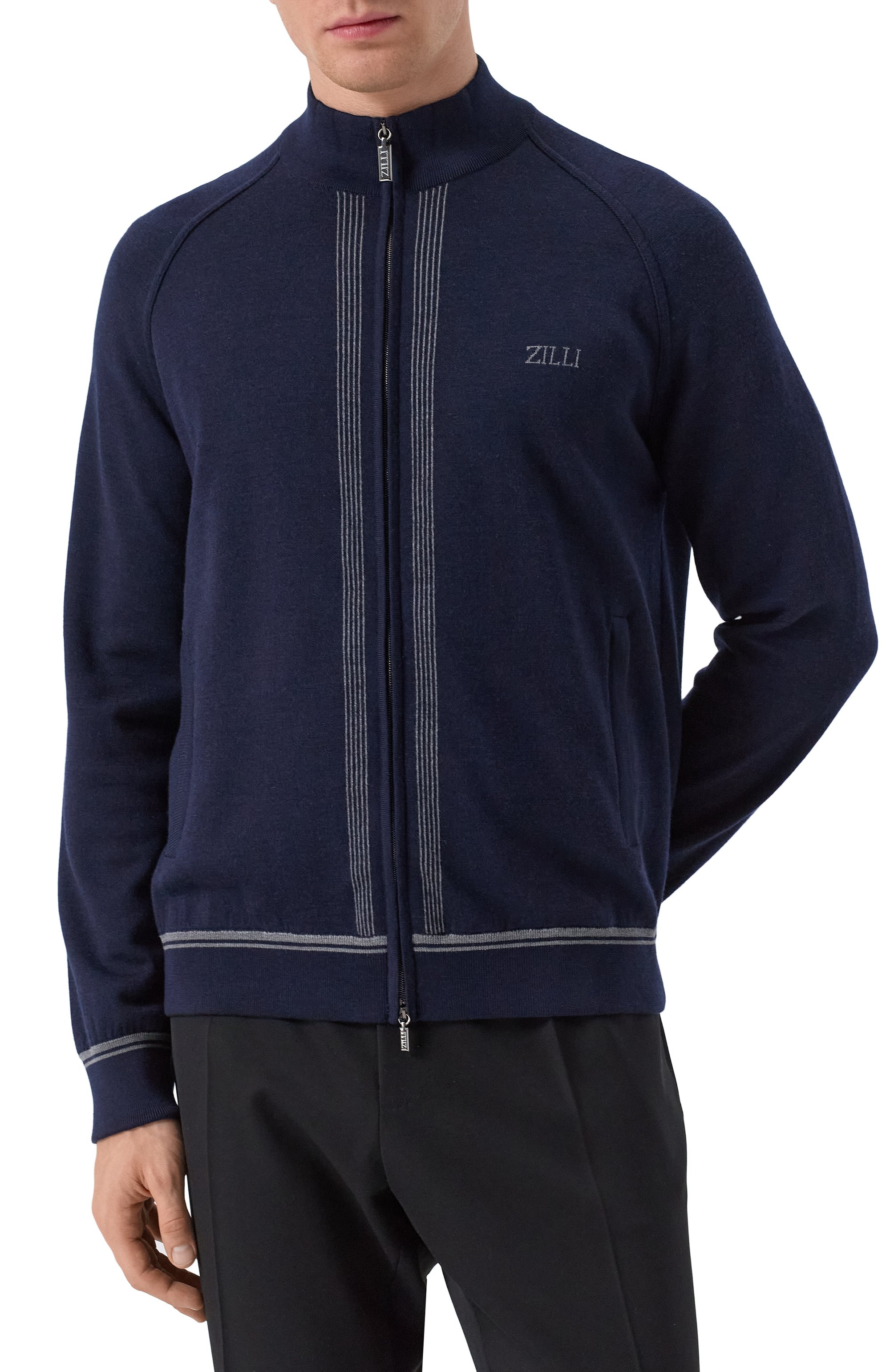 Кардиган из шерсти и шелка ZILLI, арт. JSS001M0242VLSP00, фото 3