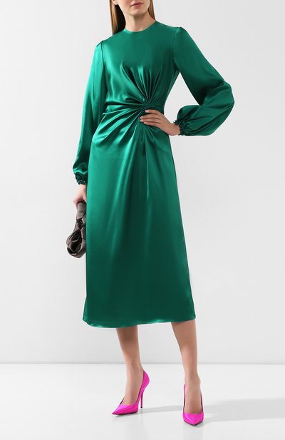 Платье-миди JM STUDIO зеленого цвета по цене 50950 руб., арт. FW192001, фото 2 Платье-миди JM STUDIO, арт. FW192001, фото 2