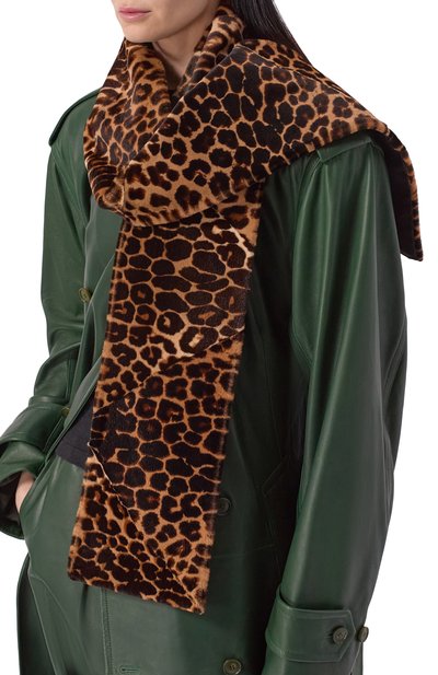 Меховой шарф из кенгуру COLOR TEMPERATURE, арт. Кен-33/бн, фото 2