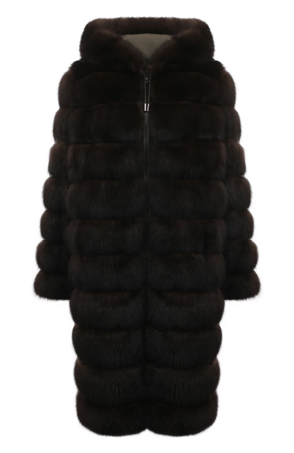 Двусторонняя шуба из меха соболя YVES SALOMON, арт. 9WYM48905ZIRV, фото 1