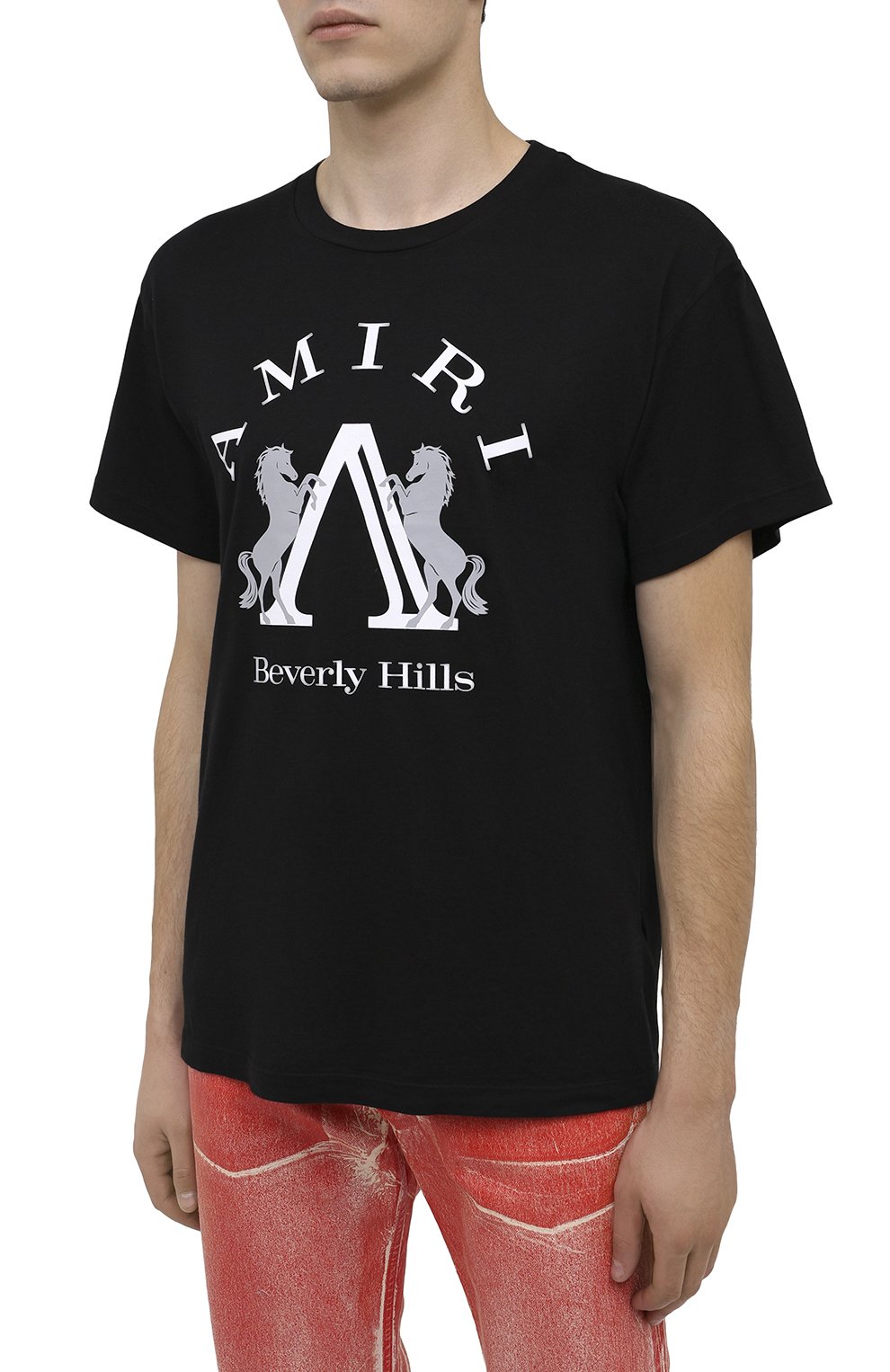 Хлопковая футболка AMIRI, арт. F0M03233CJ, фото 3