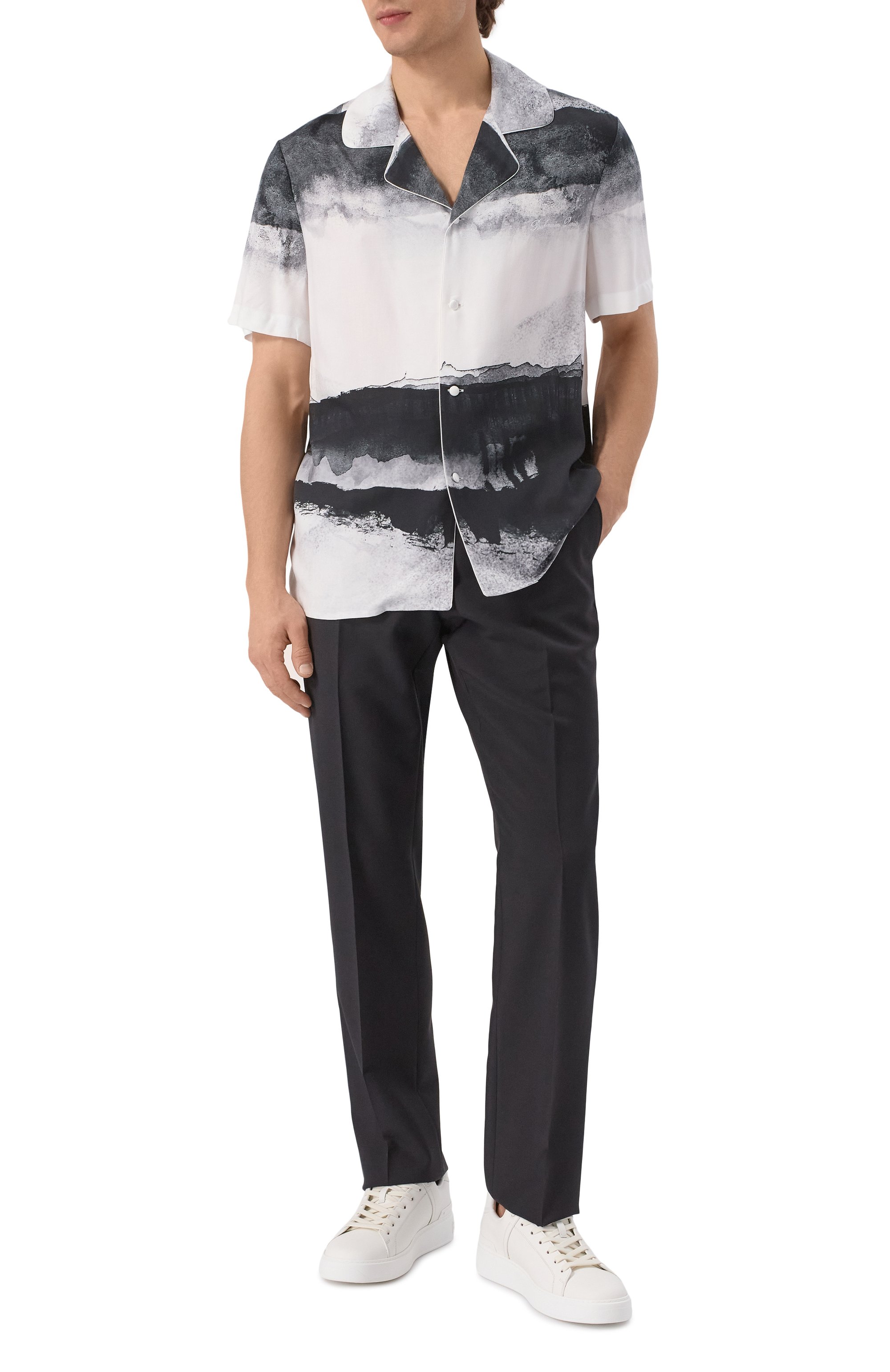 Рубашка из вискозы BALMAIN, арт. EH0HN087/VI27, фото 2