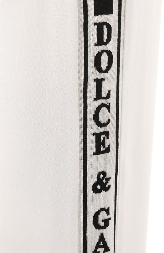 Брюки из вискозы Dolce & Gabbana FTCTWT/FUIAH Белый  FTCTWT/FUIAH Фото 5