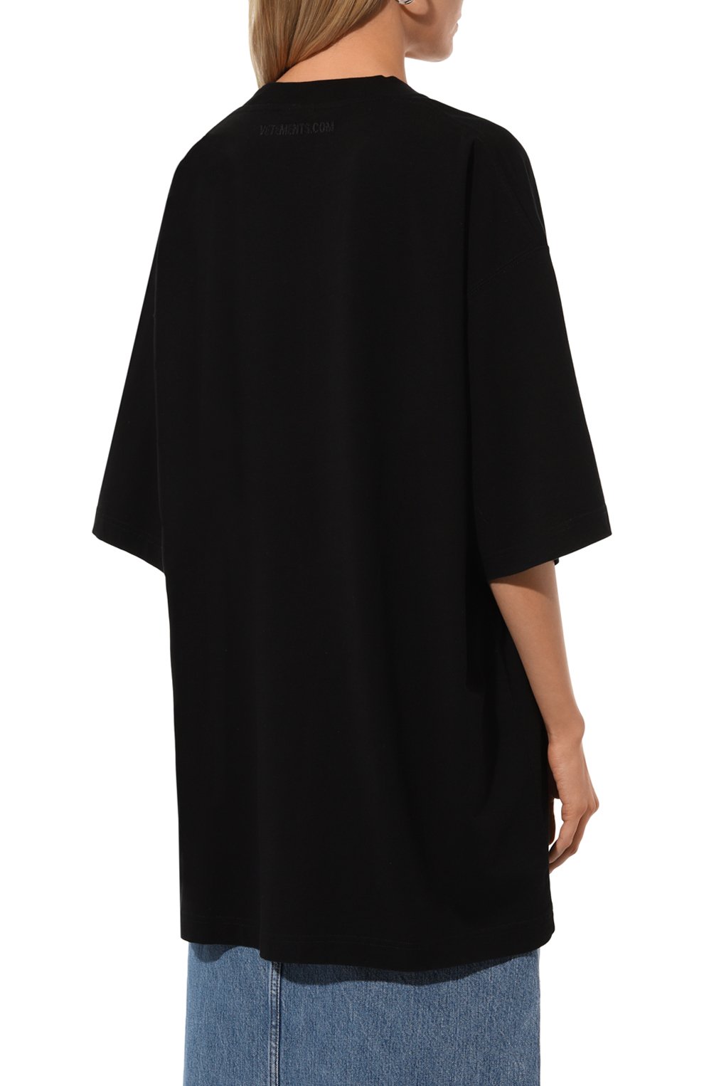 Хлопковая футболка VETEMENTS, арт. UA65TR290B, фото 4