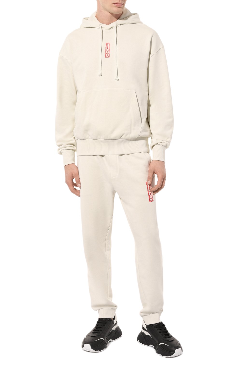 Хлопковые джоггеры HUGO, арт. 50494179, фото 2