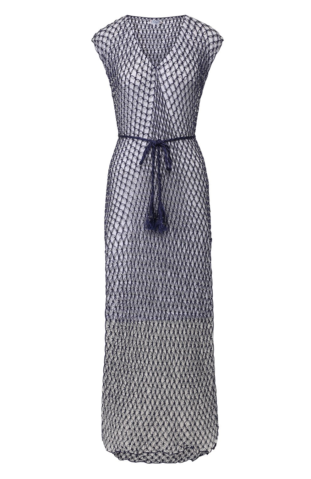 Туника из вискозы MY BEACHY SIDE темно-синего цвета по цене 79400 руб., арт. SS19-1, фото 1 Туника из вискозы MY BEACHY SIDE, арт. SS19-1, фото 1