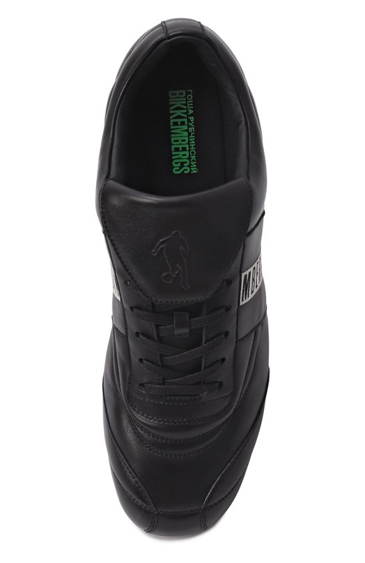 Кожаные кроссовки ГОША РУБЧИНСКИЙ х Bikkembergs ГОША РУБЧИНСКИЙ GRBKK Чёрный  GRBKK Фото 6