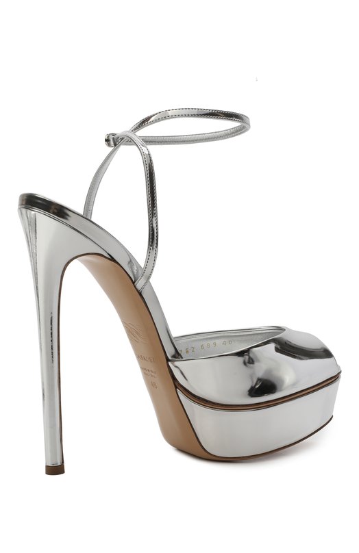 Босоножки Flora 140 Casadei 1L091V1401/INTER Серебряный  1L091V1401/INTER Фото 5
