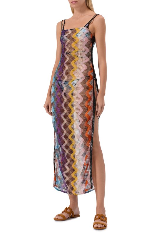 Платье из вискозы Missoni MS25SQ1L/BR012S Разноцветный  MS25SQ1L/BR012S Фото 2