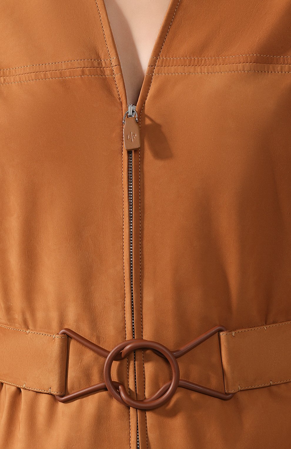 Кожаное платье LORO PIANA, арт. FAI6923, фото 5