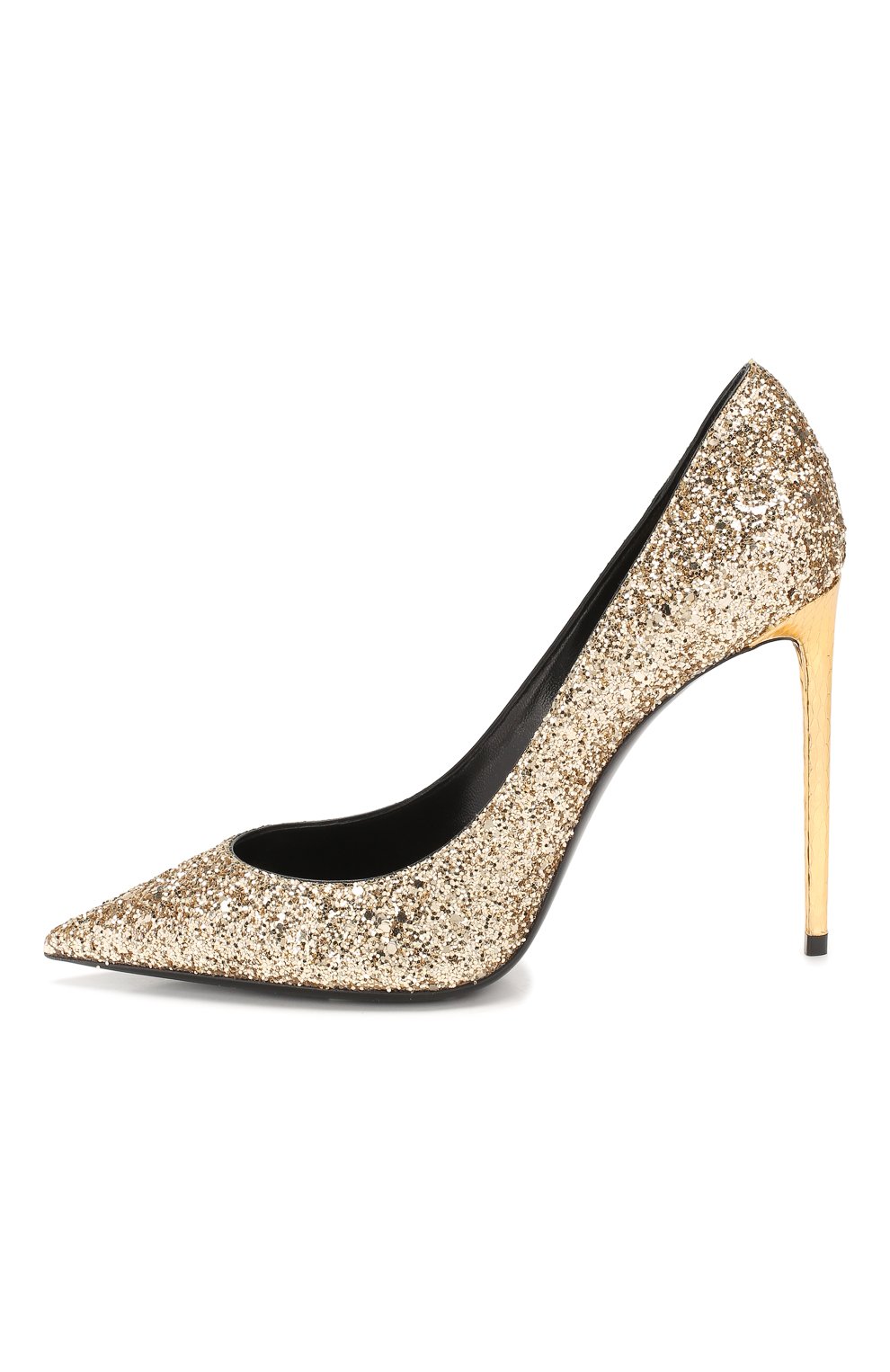 Туфли zoe SAINT LAURENT золотого цвета по цене 87050 руб., арт. 602624/EXVM0, фото 3 Туфли zoe SAINT LAURENT, арт. 602624/EXVM0, фото 3
