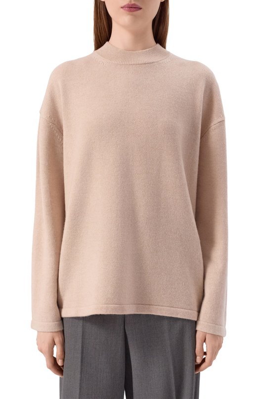 Свитер из шерсти и кашемира Max Mara Studio PISAN0 Бежевый  PISAN0 Фото 3