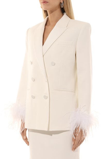 Шерстяной жакет с отделкой перьями AKHMADULLINA, арт. 1225.2JT901/W001, фото 3