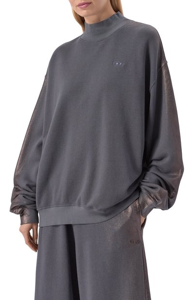 Свитшот из хлопка и вискозы DIESEL, арт. A21939/0EPCT, фото 3