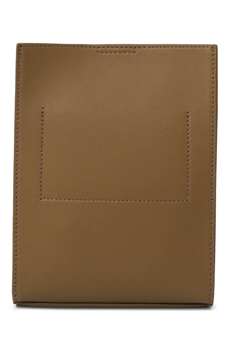 Мужская сумка tangle JIL SANDER хаки цвета, арт. J25WG0003/P5995 | Фото 6 (Размер: mini; Ремень/цепочка: На ремешке; Материал: Натуральная кожа)