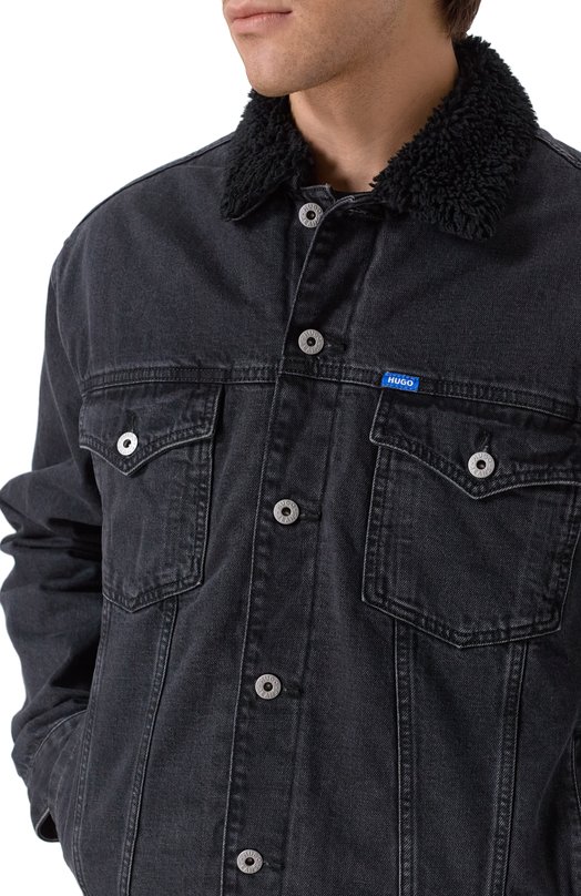 Джинсовая куртка HUGO Blue 50547149 Серый  50547149 Фото 5