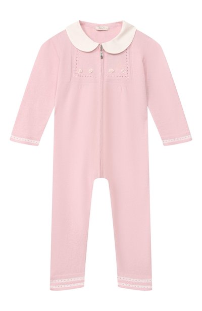 Комбинезон из шелка и кашемира BABY T, арт. 26AIR891TZ_001