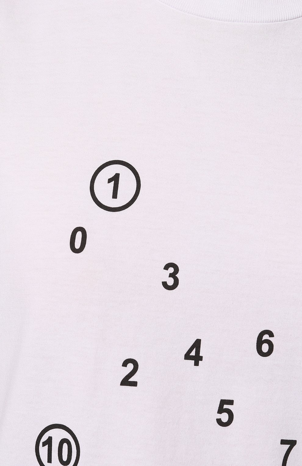 Хлопковая футболка MAISON MARGIELA белого цвета по цене 38350 руб., арт. S51GC0516/S22816, фото 5 Хлопковая футболка MAISON MARGIELA, арт. S51GC0516/S22816, фото 5