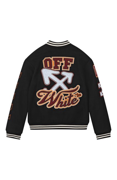 Шерстяной бомбер OFF-WHITE, арт. 0BEH001F26FAB0010_001, фото 2
