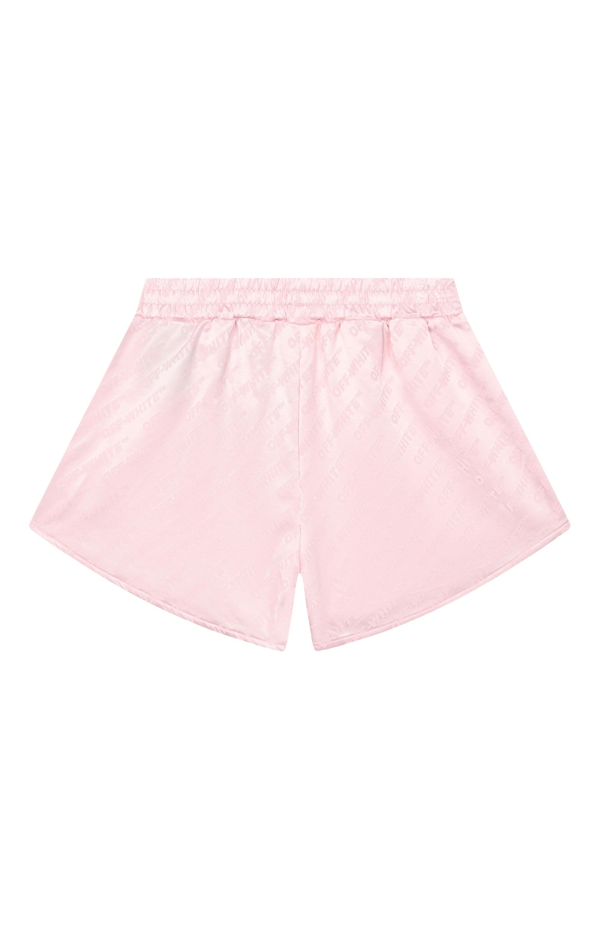 Шорты из вискозы OFF-WHITE светло-розового цвета по цене 22250 руб., арт. 0GCB009S26FAB002_001, фото 2 Шорты из вискозы OFF-WHITE, арт. 0GCB009S26FAB002_001, фото 2