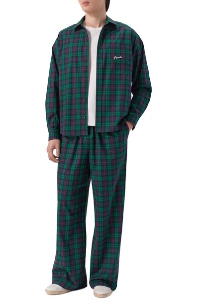 Хлопковая рубашка PLANTA ROSA зеленого цвета по цене 24500 руб., арт. PR/PJ2003, фото 2 Хлопковая рубашка PLANTA ROSA, арт. PR/PJ2003, фото 2