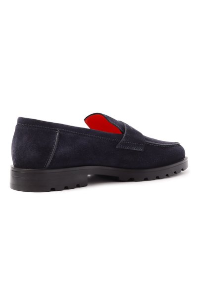 Замшевые лоферы detroit SANTONI, арт. MGDG18610NE0BSEY, фото 5