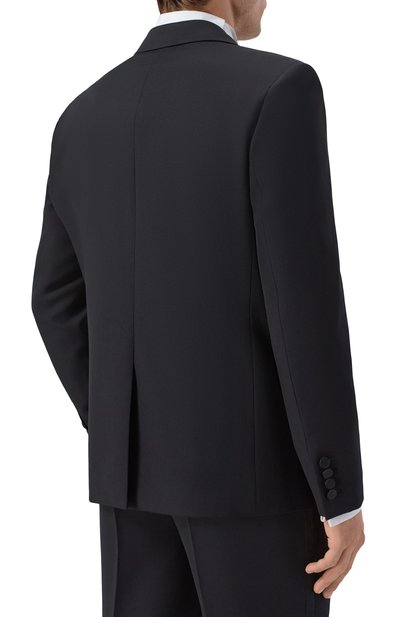 Шерстяной смокинг SAINT LAURENT черного цвета по цене 354000 руб., арт. 780354/Y512W, фото 4 Шерстяной смокинг SAINT LAURENT, арт. 780354/Y512W, фото 4