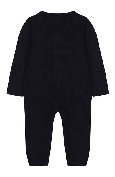 Шерстяной комбинезон BABY T темно-синего цвета по цене 11150 руб., арт. 18AI011TZ/18M-2A, фото 2 Шерстяной комбинезон BABY T, арт. 18AI011TZ/18M-2A, фото 2