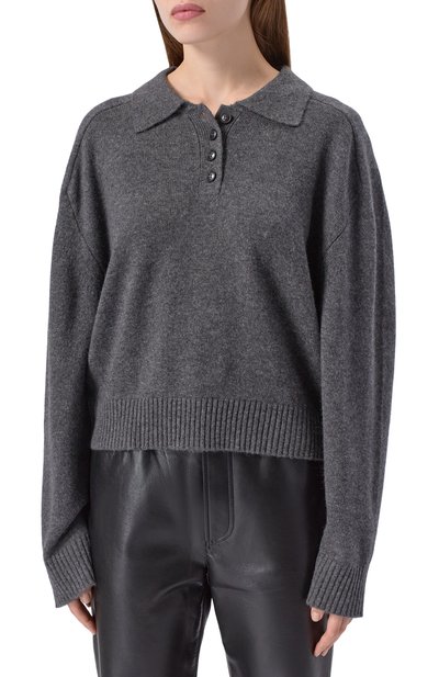 Кашемировое поло LOULOU DE SAISON, арт. H0MERE LDS, фото 3