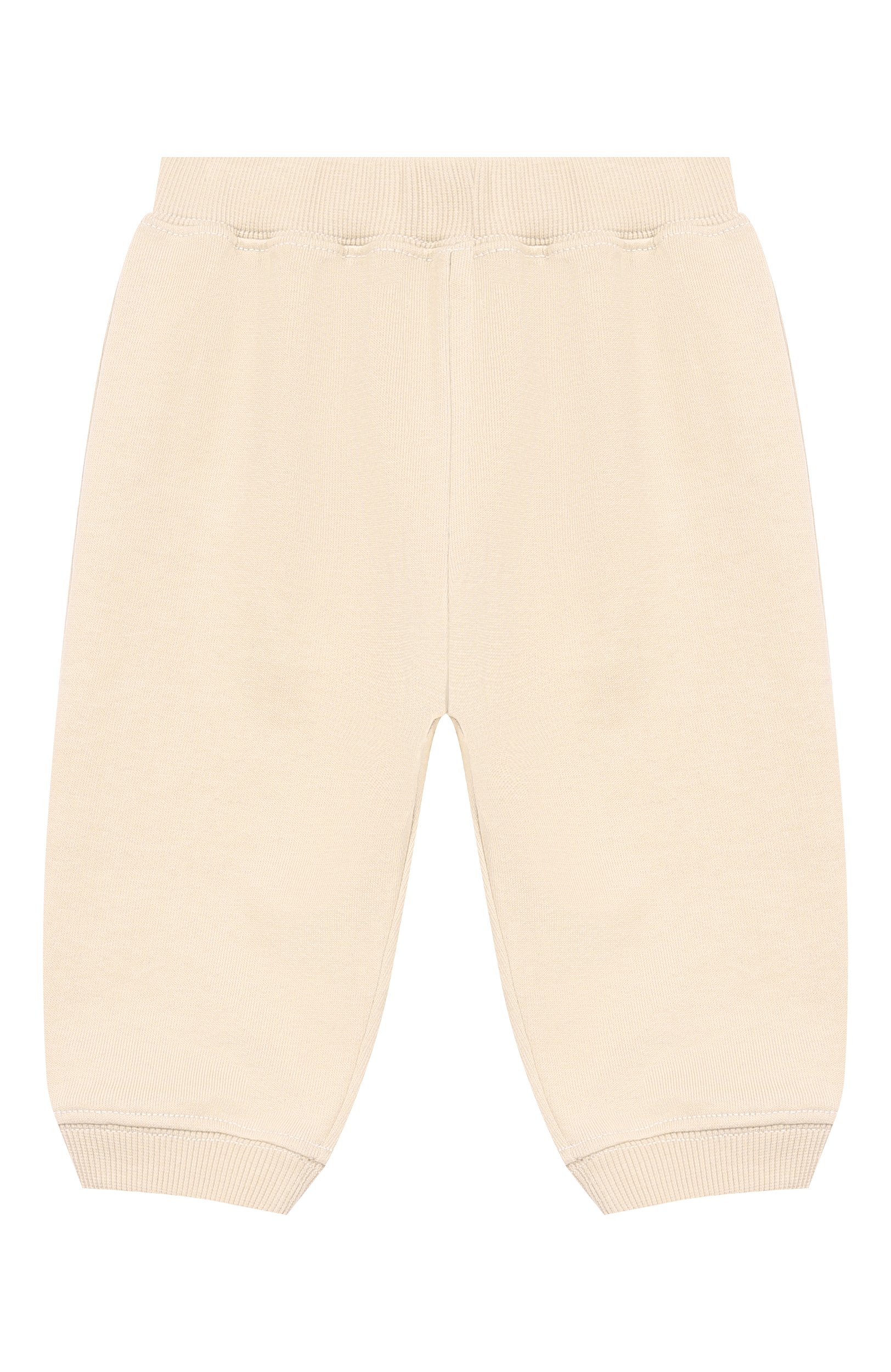 Хлопковые джоггеры BRUNELLO CUCINELLI кремового цвета по цене 38550 руб., арт. BD824TW50R, фото 1 Хлопковые джоггеры BRUNELLO CUCINELLI, арт. BD824TW50R, фото 1