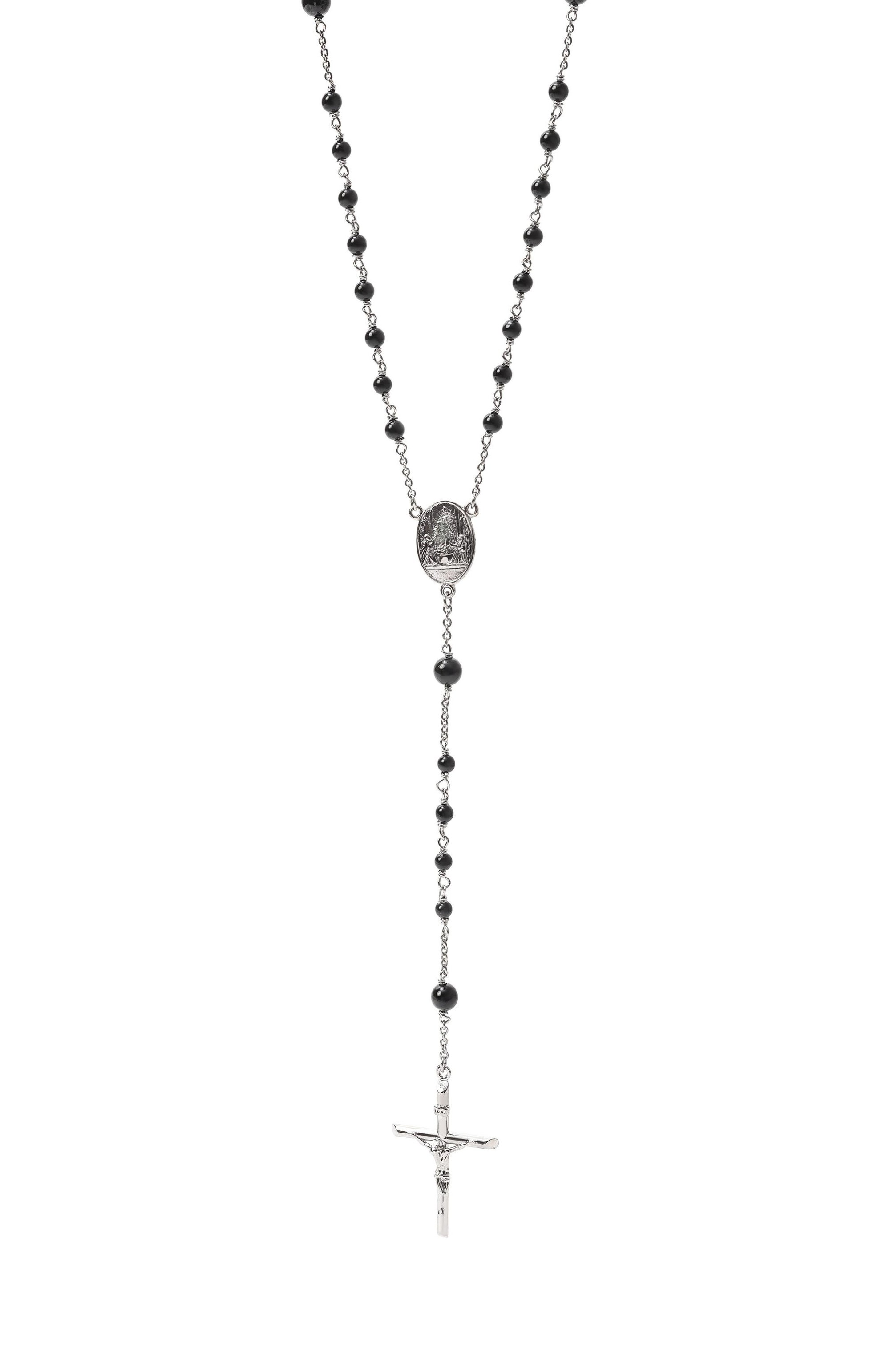 Колье DOLCE & GABBANA серебряного цвета по цене 42100 руб., арт. WNP4C2/W1111, фото 3 Колье DOLCE & GABBANA, арт. WNP4C2/W1111, фото 3