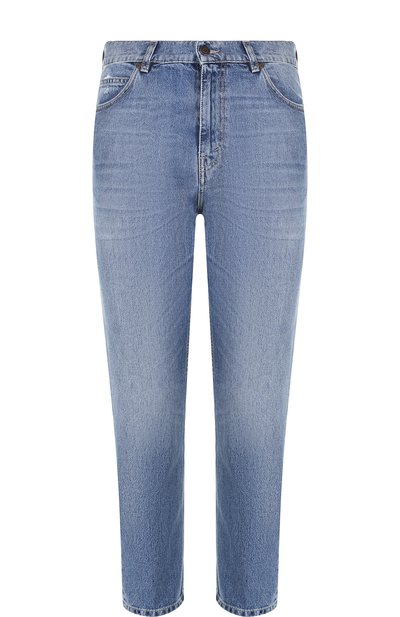 Укороченные джинсы прямого кроя с потертостями STELLA MCCARTNEY, арт. 470648/SLN39, фото 1